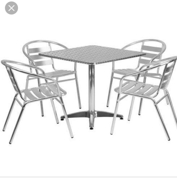 SS (Stainless Steel) Table Set